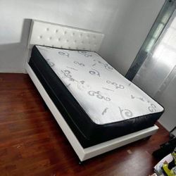 Queen Size Bed Frame With Mattress New Bed Frame With Mattress Cama Nueva Queen 