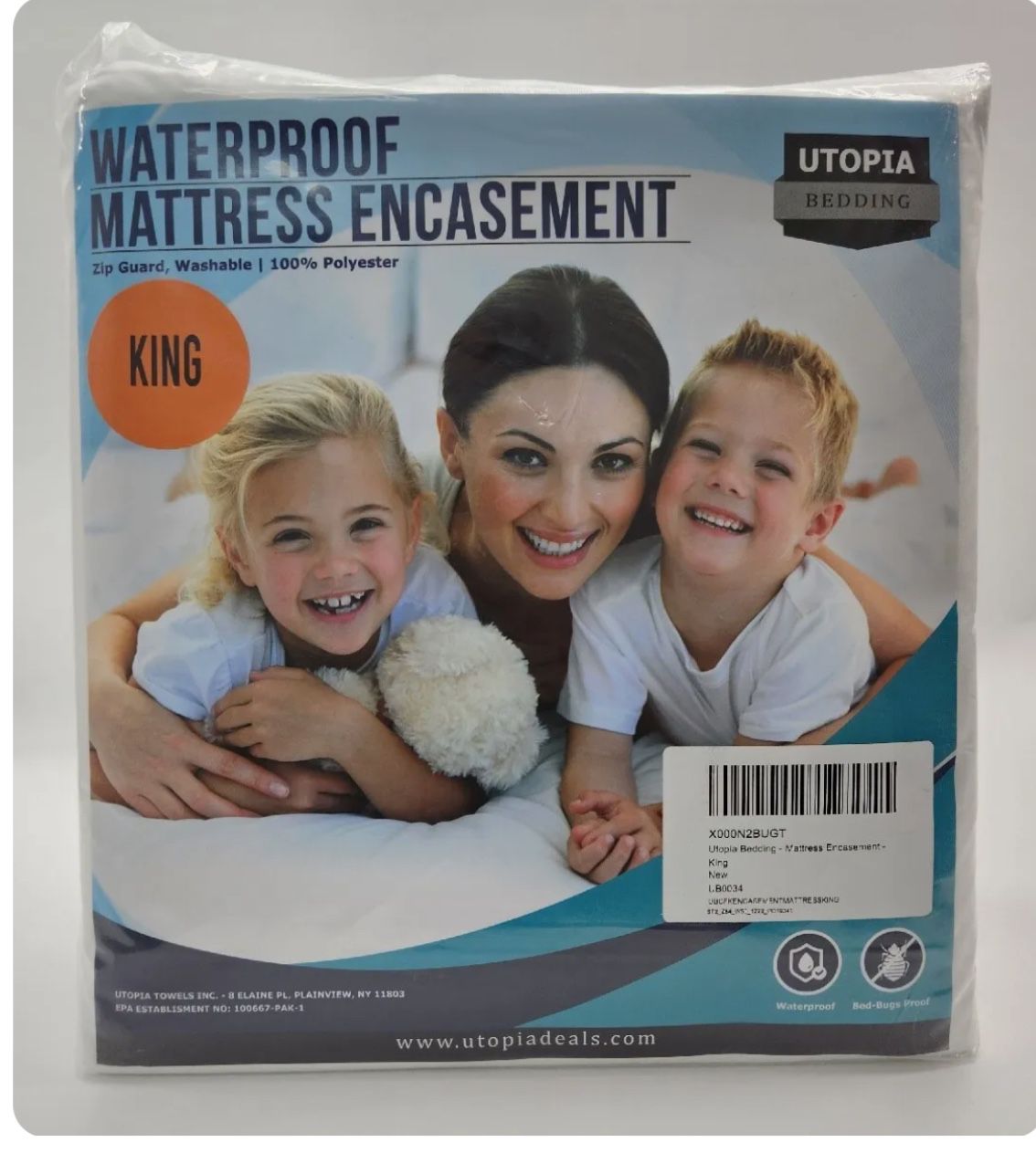 Utopia Bedding Zip Guard, Washable Waterproof Mattress Encasement