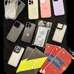 Brand New IPhone 13 Pro, 14  Cases And Glasses ( iPhone 12,12 Pro,13)