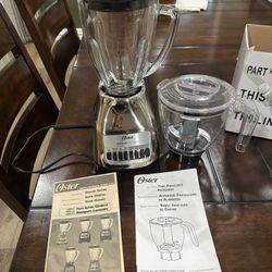 Oster blender and food processor