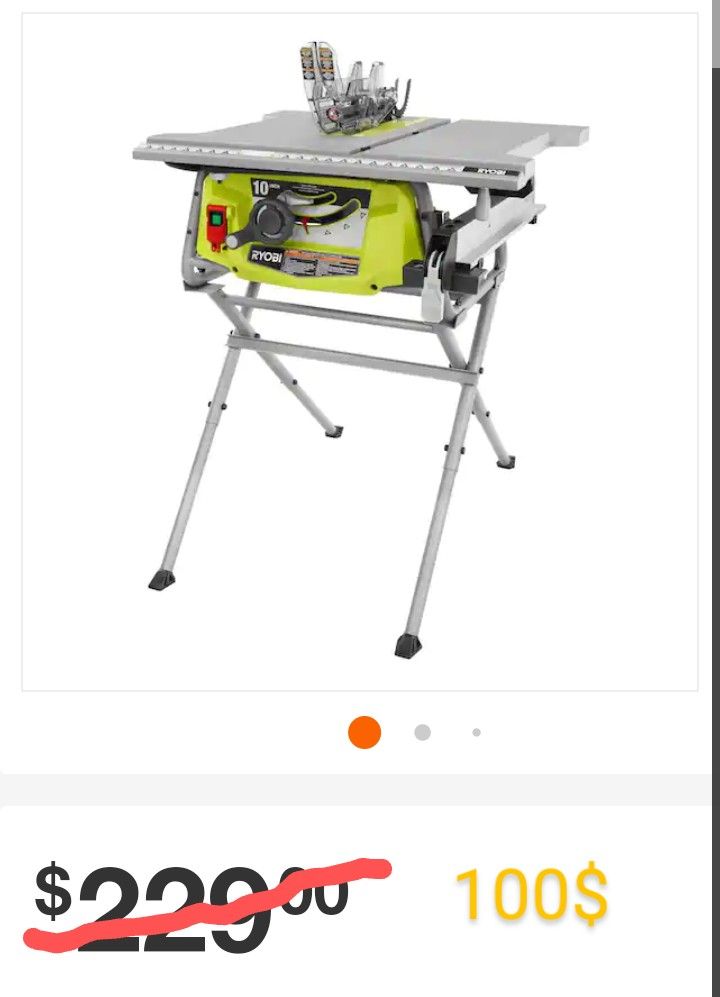 Ryobi Table Saw (2021) for Sale in Grays Harbor County, WA OfferUp