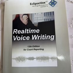 Bettye Keyes Realtime Voice Writing (12th Edition for Court Reporting) book and Setup Files.