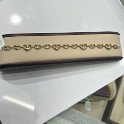 14k Gold Heart Gucci Link Bracelet 
