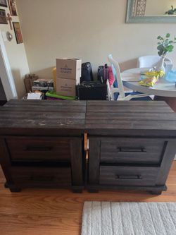 Rustic Bedside Table.