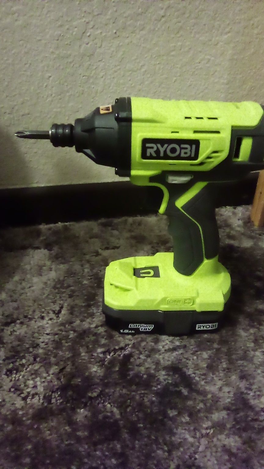 Ryobis Tools RYOBI 14V ONE+ Lithium-Ion Cordless DrillDriver and Impact Driver
