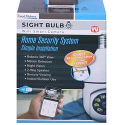 SIGHT BULB -

Motion Detecting 360-Degree Indoor/Outdoor Wi-Fi Home Security Camera with Light

