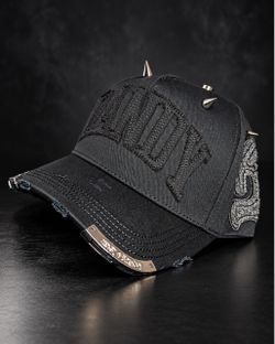 Bélica Black Spiked Hat – Premium Streetwear Cap