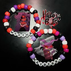 Helluva Boss: Martha & Mrs. Mayberry Matching Bracelet Set (Handmade)