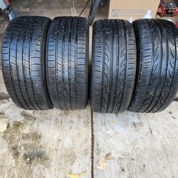245 45 18  2 tires  Lionhart And  2 Goodyear