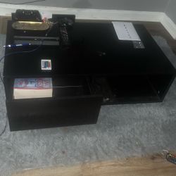 Black Coffee Table With Drawers