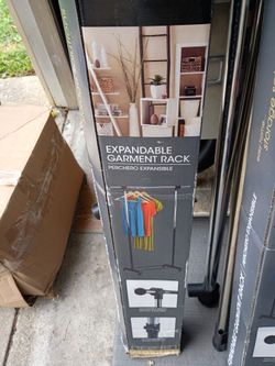 Clothing racks on wheels