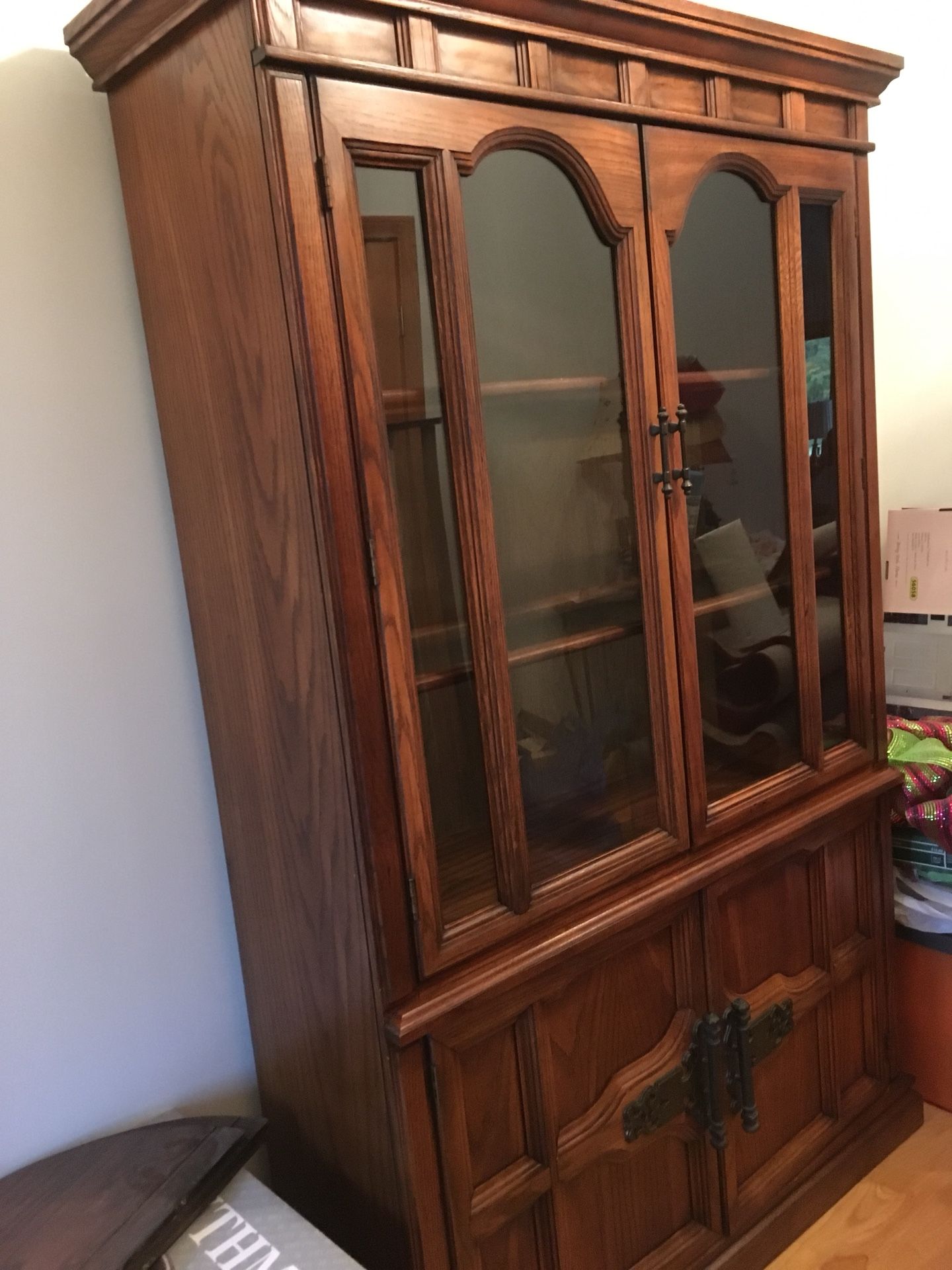 Beautiful Oak China Cabinet