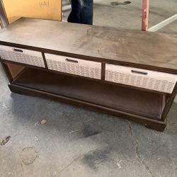 Bench With Drawers 