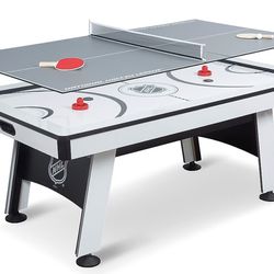 Brand NEW In Box EastPoint NHL 2-in-1 Air Hockey Table with Table Tennis