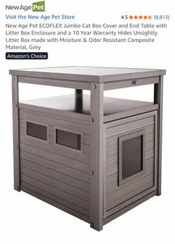 Jumbo Cat Box End Table
