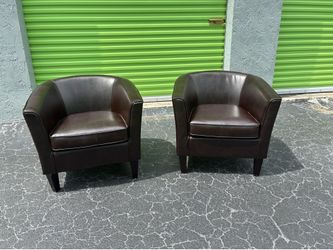$125 -  2-CLUB CHAIRS