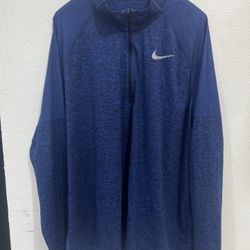 Nike Dri-Fit Men's Running Shirt 1/4 Zip Red Pullover Men’s XXL Long Sleeve