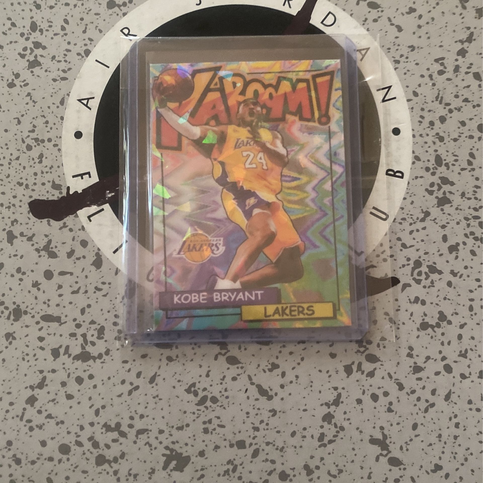 (custom)Kobe Bryant Kaboom Cracked Ice Novelty Card