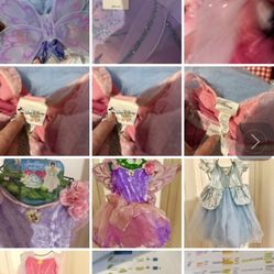 Disneyland Princesses And Characters Costumes New With Tags Purchased At Disneyland Marked Price $65 All Sizes