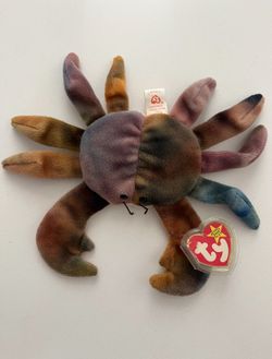 Rare 1996 Claude The Crab Beanie Baby