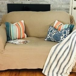 FREE Cardis loveseat + tan cover