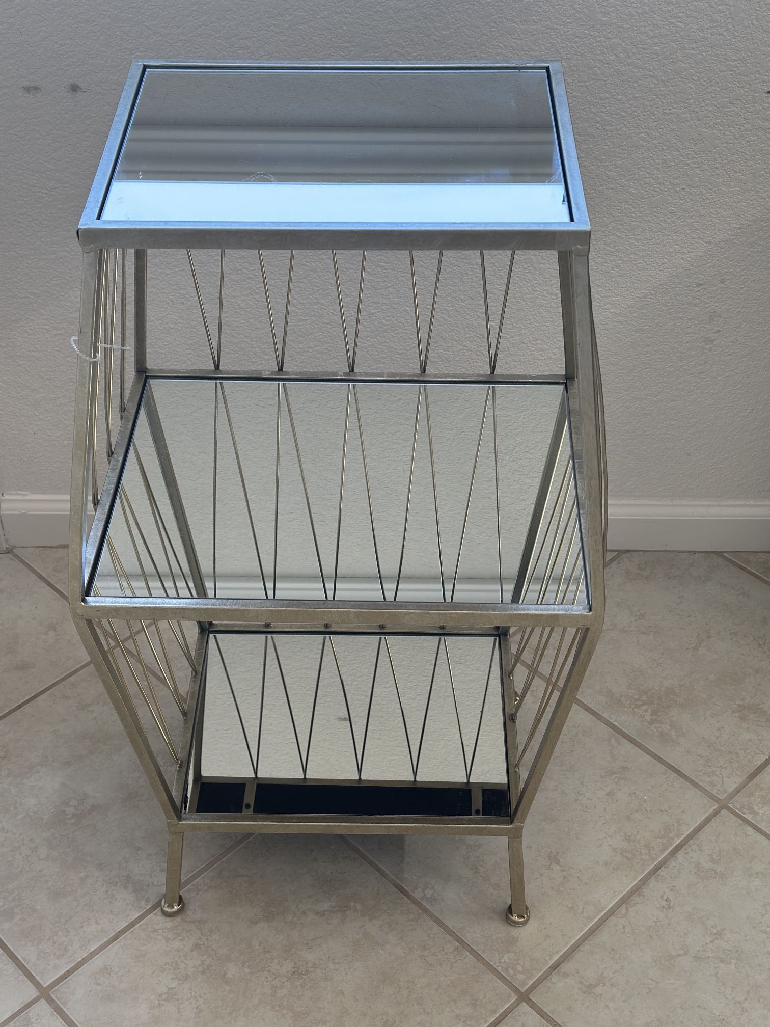 3 Mirror Glass Shelf
