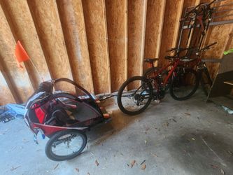 2 Brand New Bikes A Carriage And Bike Rack