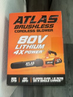 ATLAS BRUSHLESS CORDLESS BLOWER