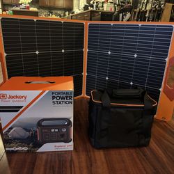 Jackery Explorer 240 Power Station and Solarsaga 100W solar panel