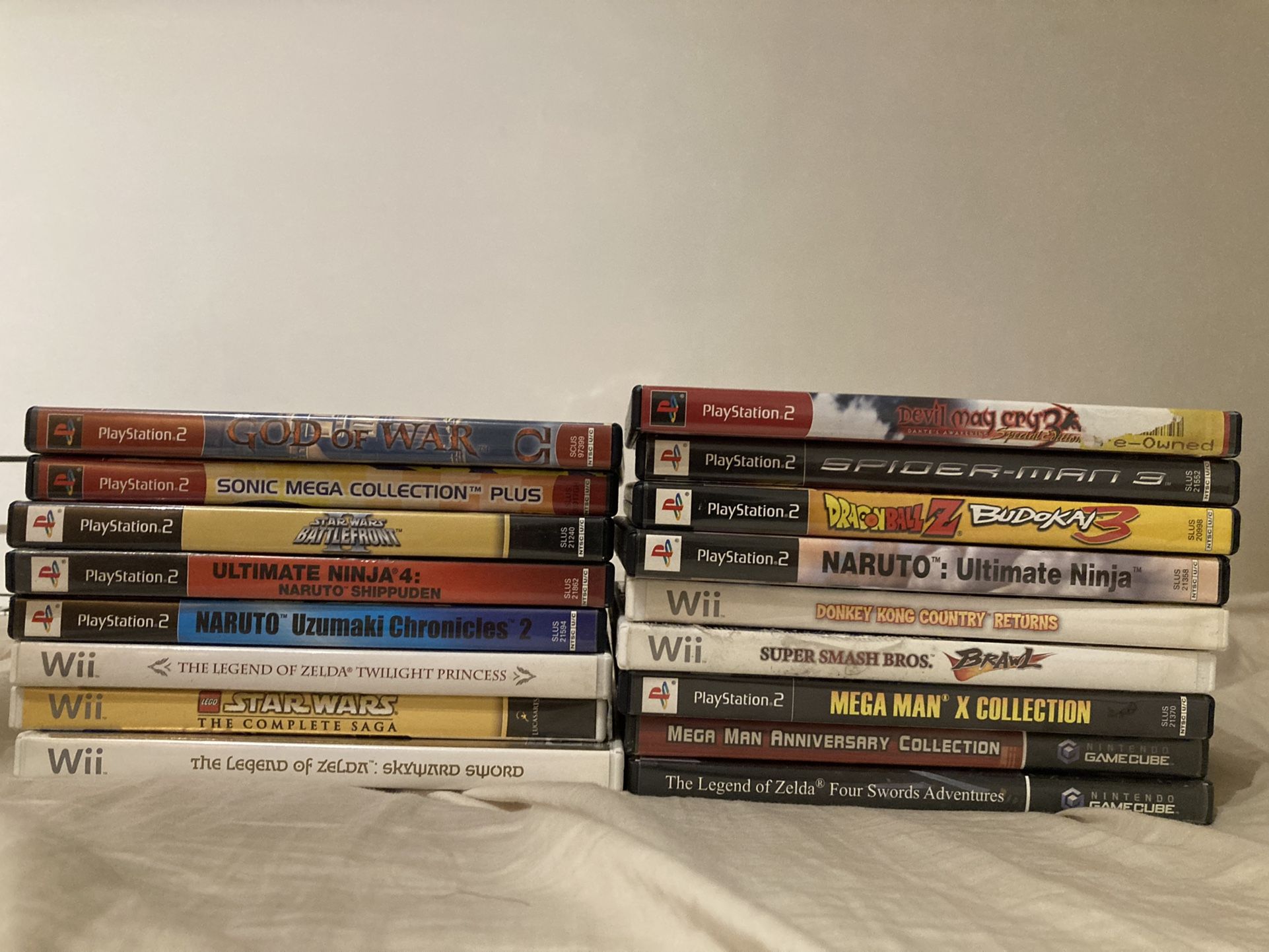 Wii System w accessories Ps2, Wii, Gamecube Games for Sale