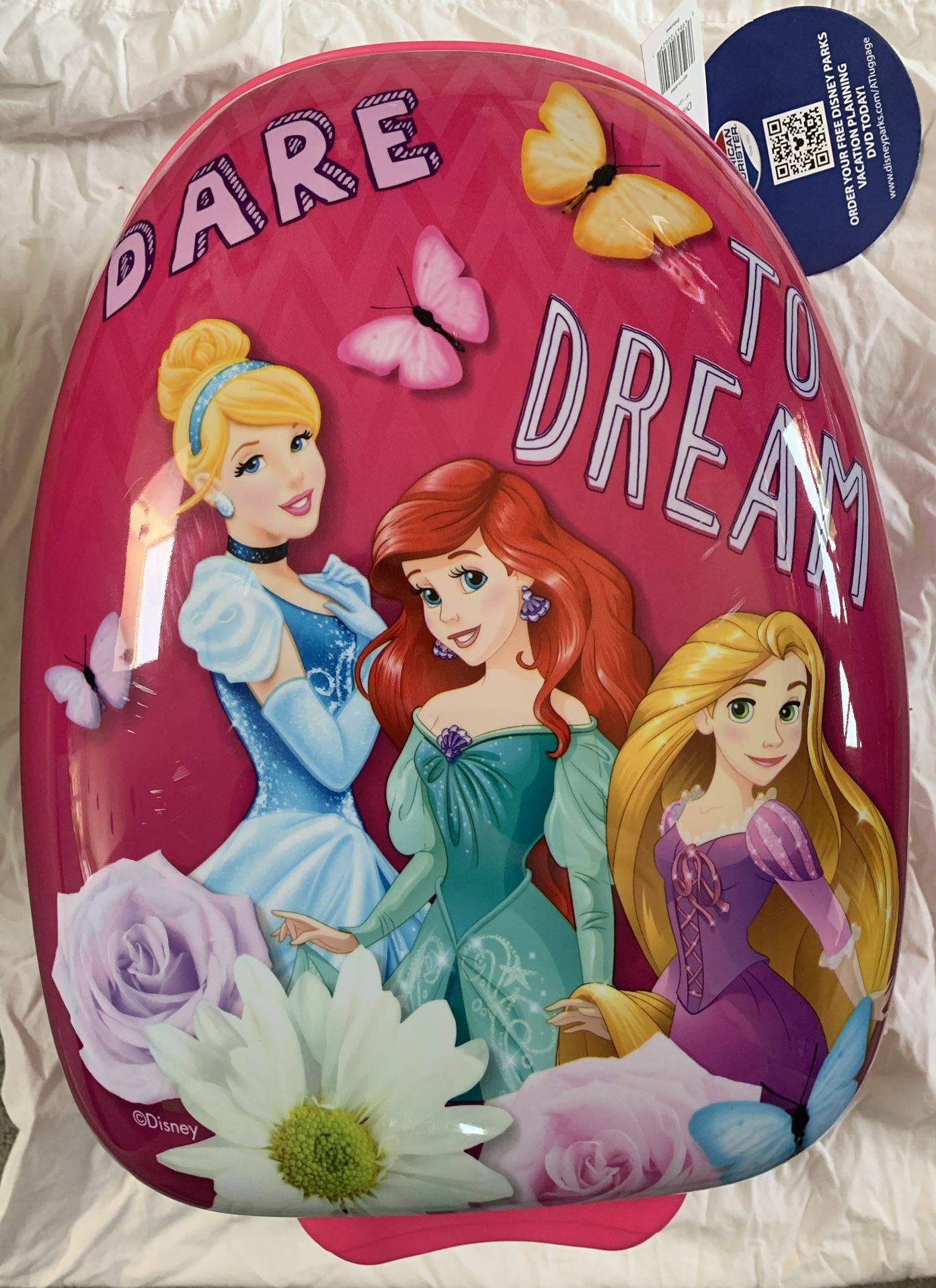 American Tourister Disney Hard Shell Princess “Dare To Dream” Upright Luggage 18