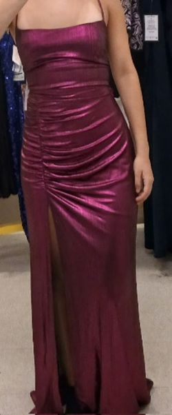 Formal Dress Long Magenta Pink Dress