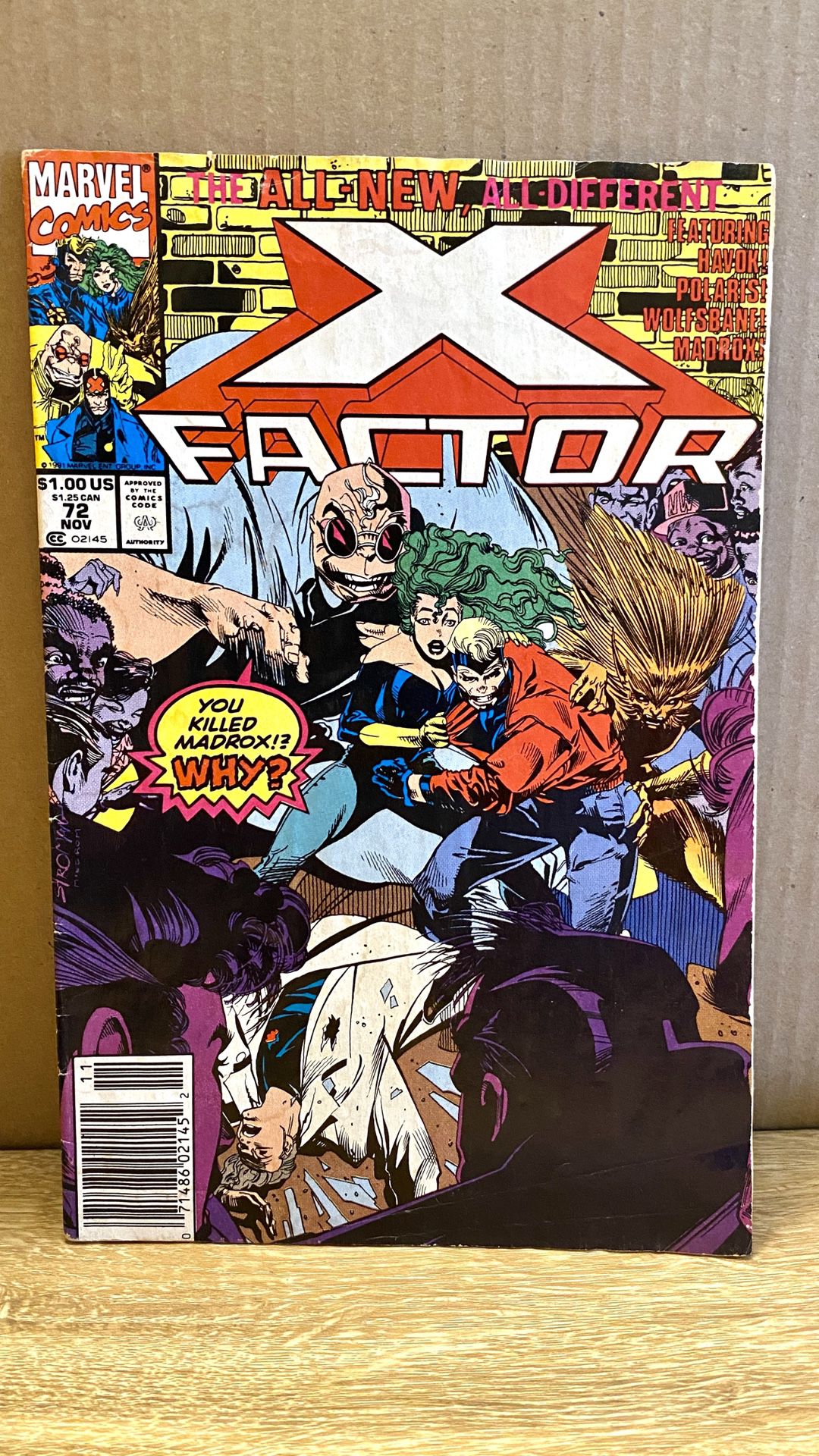 X-Factor Volume 1 Vol#72 Marvel 1986 X-Men