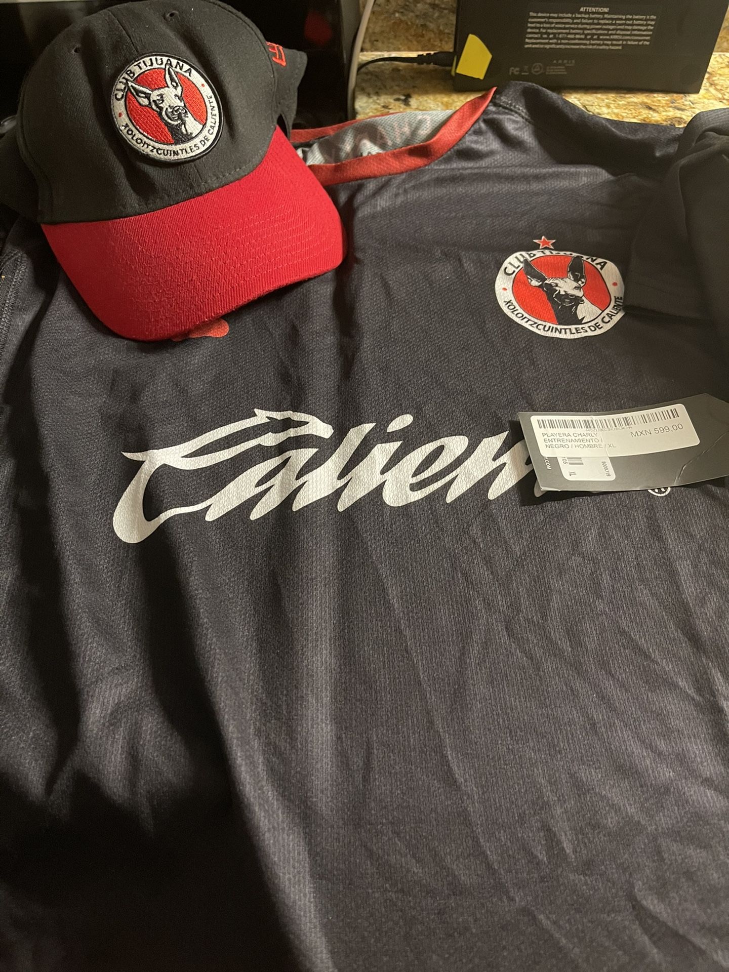 Club Tijuana Jersey and hat 