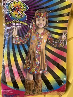 Girls Hippie Costume