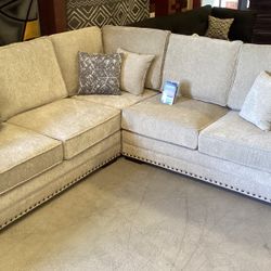 You Said The Sofa, Three Pieces Of Sectional Beige Color Ready To Deliver