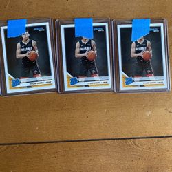 Tyler Herro 3 Card Rookie Lot