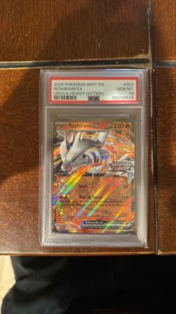 Reshiram Ex 20/86 PSA 10