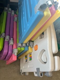 Kids Plastic Play Yard Panel Set