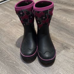Girls Insulated Rainboots Size 5