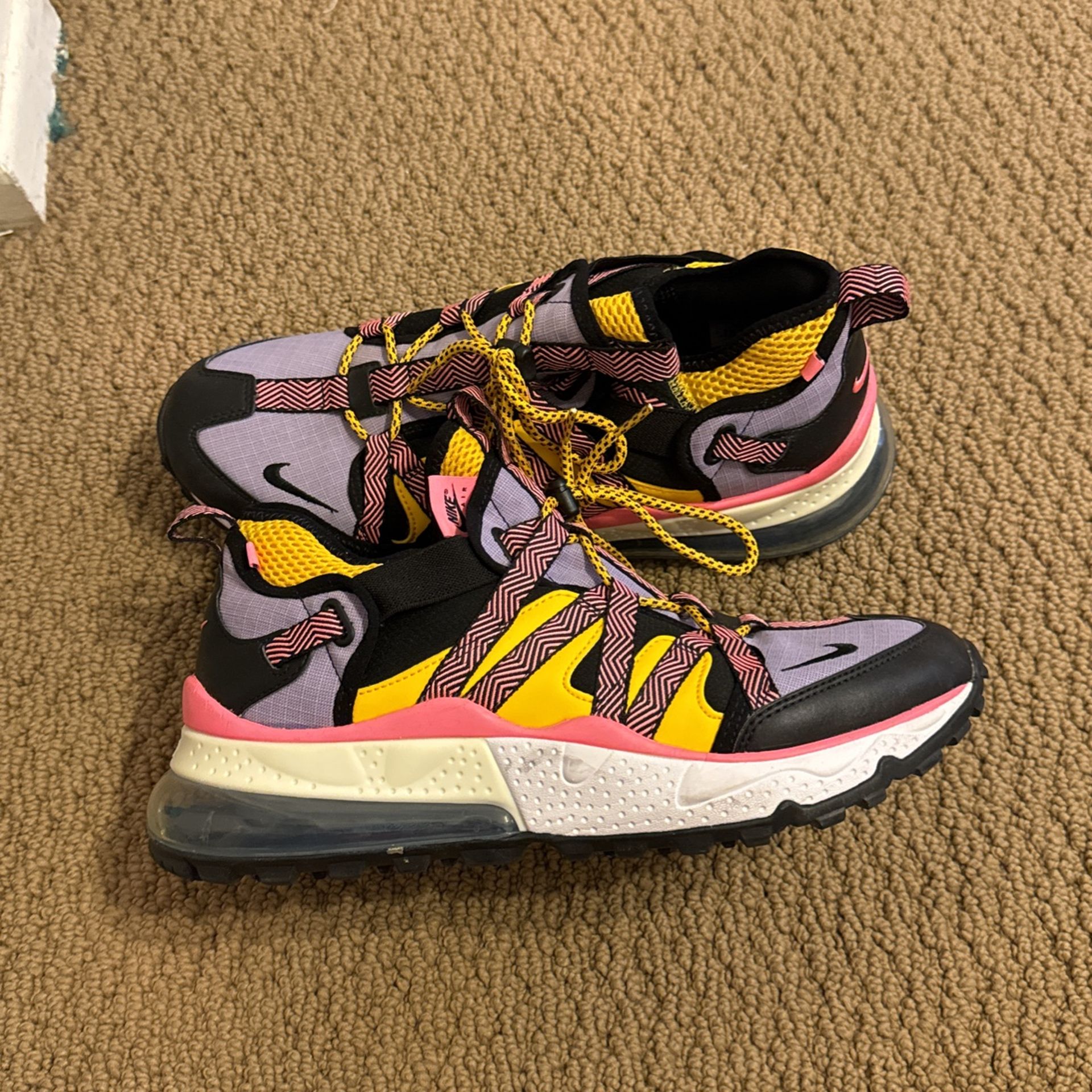 Nike Air Max 270 Bowfin Black Atomic Violet Amarillo