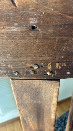Antique Rustic Wooden quilt frame