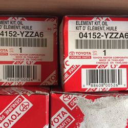 Toyota oil filters Toyota Part No.: 04152-YZZA6 I Also Do Installation TOYOTA LEXUS SPECIALIST 