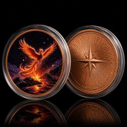 Phoenix 1 Troy Oz .999 Fine Copper Round