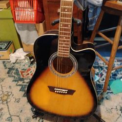 Washburn Acoustic/Electric Guitar 