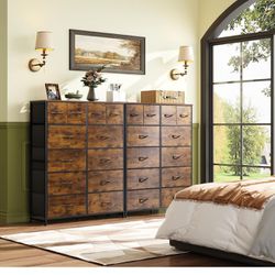 WLIVE Tall Dresser for Bedroom with 12 Drawers, Dressers & Chests of Drawers, Fabric Dresser for Bedroom, Closet, Fabric Storage Dresser with Drawers,