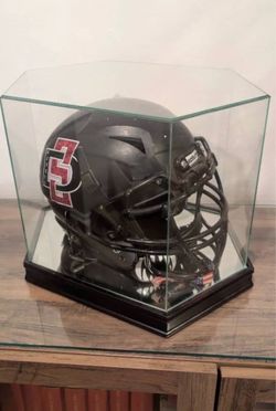 SDSU Aztecs Authentic FULL size player worn Schutt football helmet w mouth guard