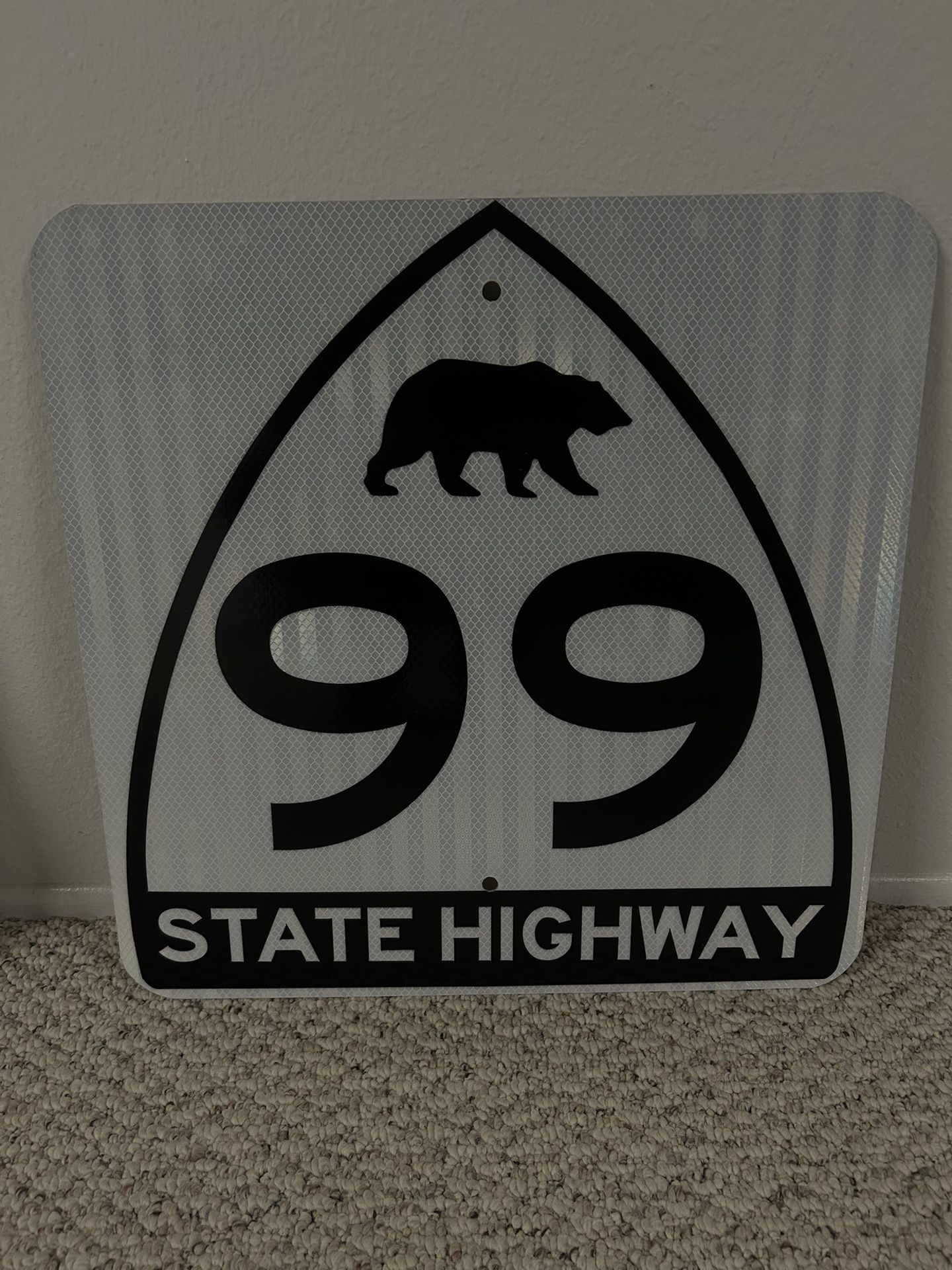 California State Highway 99 Sign