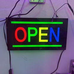 Acrylic Open sign