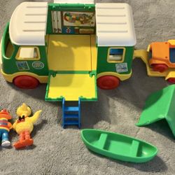 Vintage 1990s Tyco Sesame Street Camper Van Playset $30 